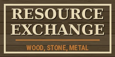 Resource Exchange sign