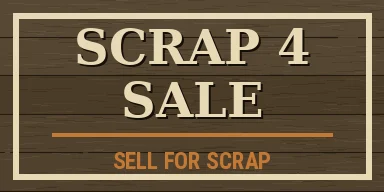 Scrap 4 Sale sign